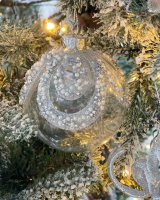 Julkulor Pärlor silver 3-pack