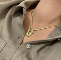Knot Halsband - Guld