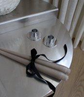 Ljushållare Silver 2-pack