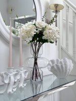 Ljus Misty Rose 32 cm 4-pack