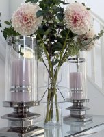 Blockljus Rosa 20 cm