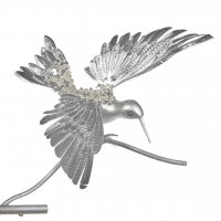 Kolibri 19 cm Silver