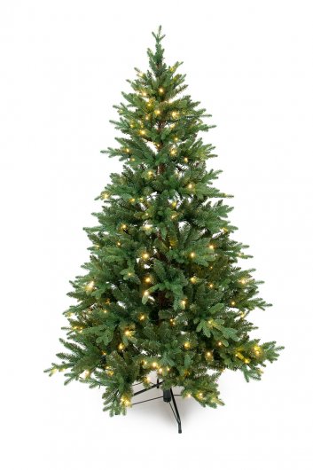 Julgran Tinde med belysning 210 cm