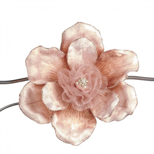 Dekorationsblomma Magnolia - Rosa Tyll